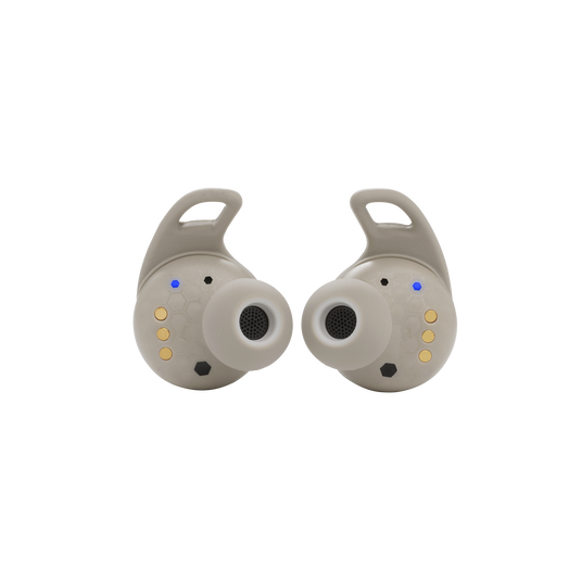 JBL Reflect Flow Pro - White - Waterproof true wireless Noise Cancelling active sport earbuds - Back image number null